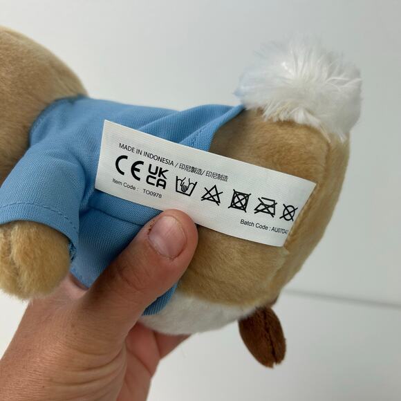 Beatrix Potter Peter Rabbit Plush Blue Jacket Frederick Warne & Co 2022 - Picture 6 of 7